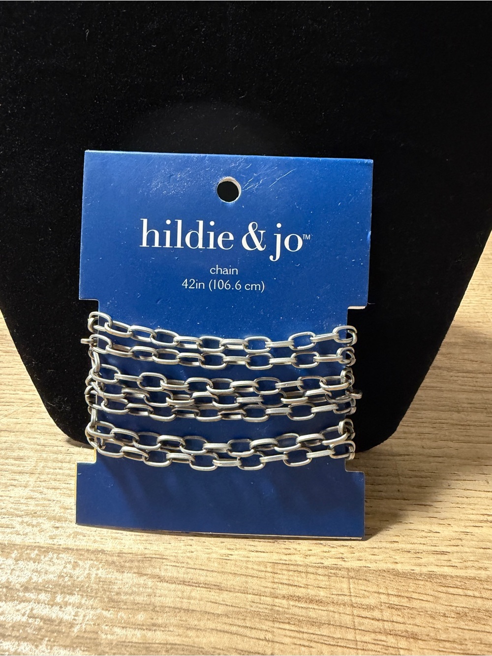 hildie & jo Silver Chain Hair Accessory - 42in
